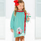 Christmas Cottage Ruffle Dress
