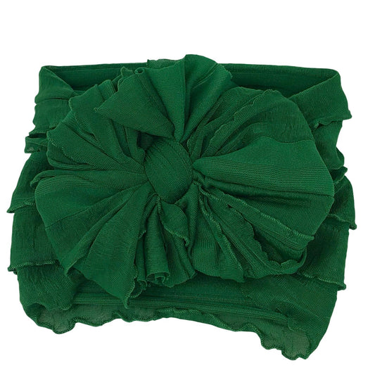 Ruffled Headband | Green