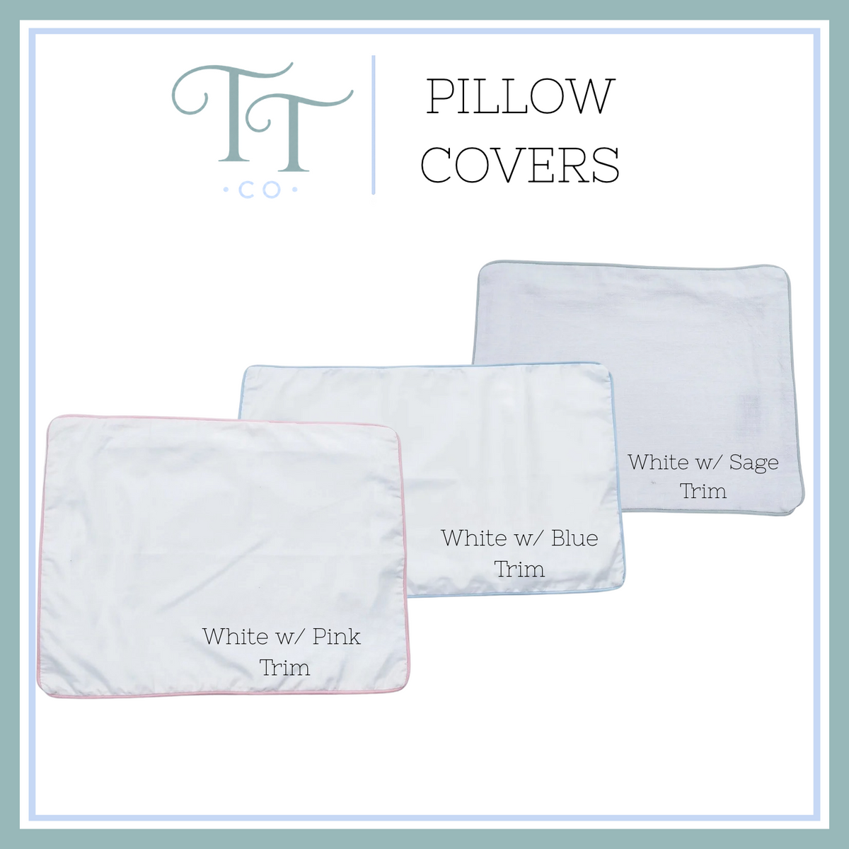Straight Edge Pillow Covers
