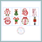 Christmas Wreath Sashes