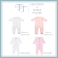 Ruffle & Lace Eyelet Footies