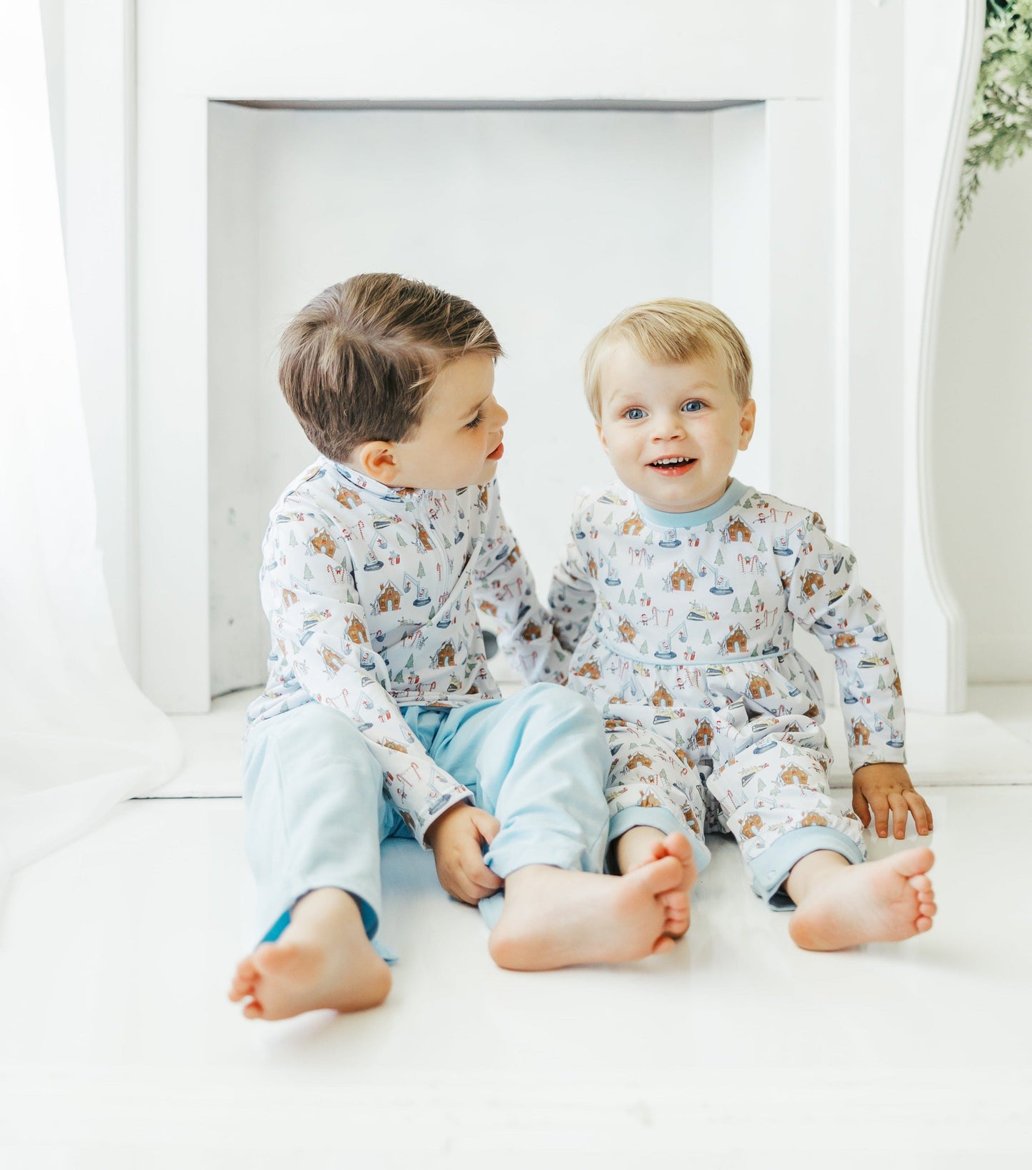 Constructing Christmas Patrick Romper