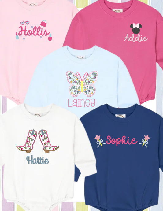 Sweatshirt Bubble - Girl Designs