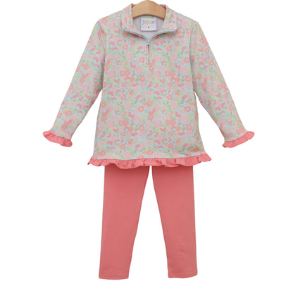 Cottage Blooms Elise Ruffle Pullover Set