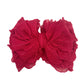 Ruffled Headband | Cranberry