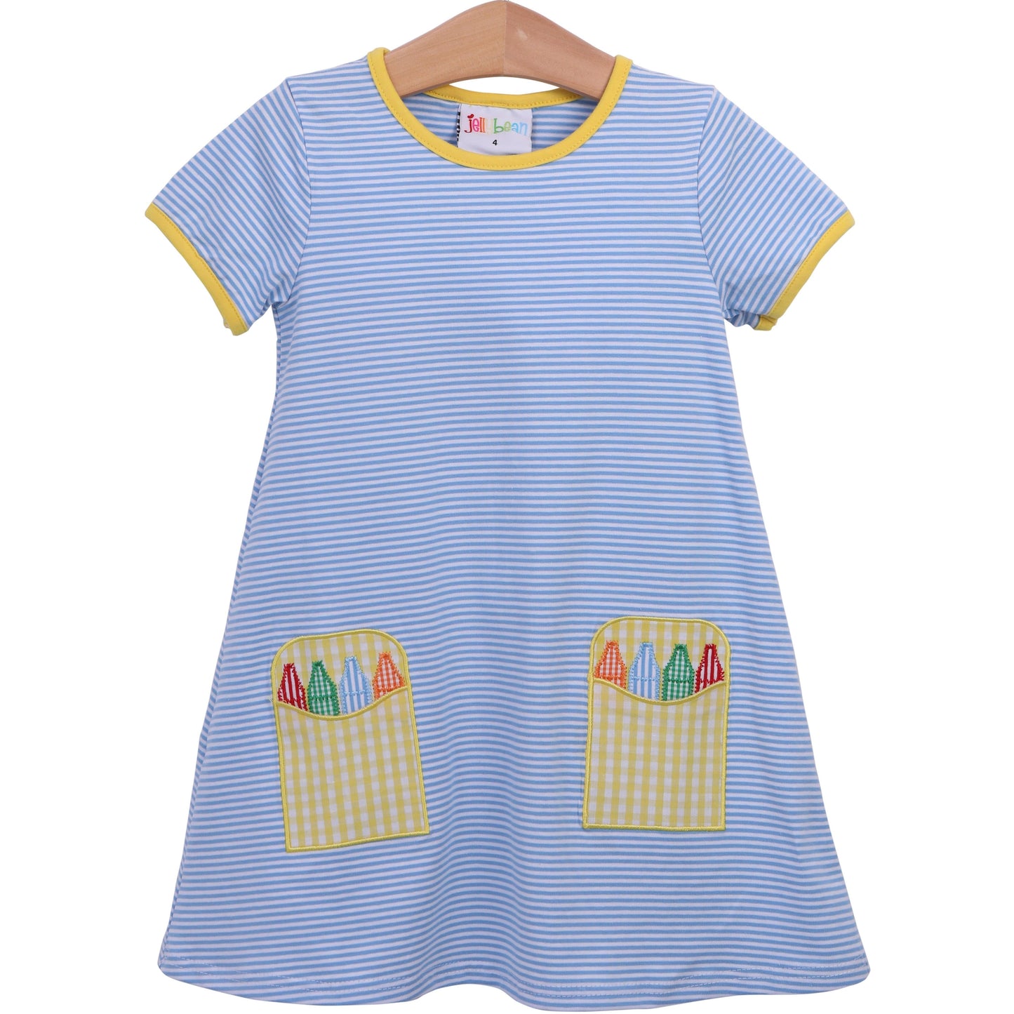 Crayon Pocket Dress - Blue