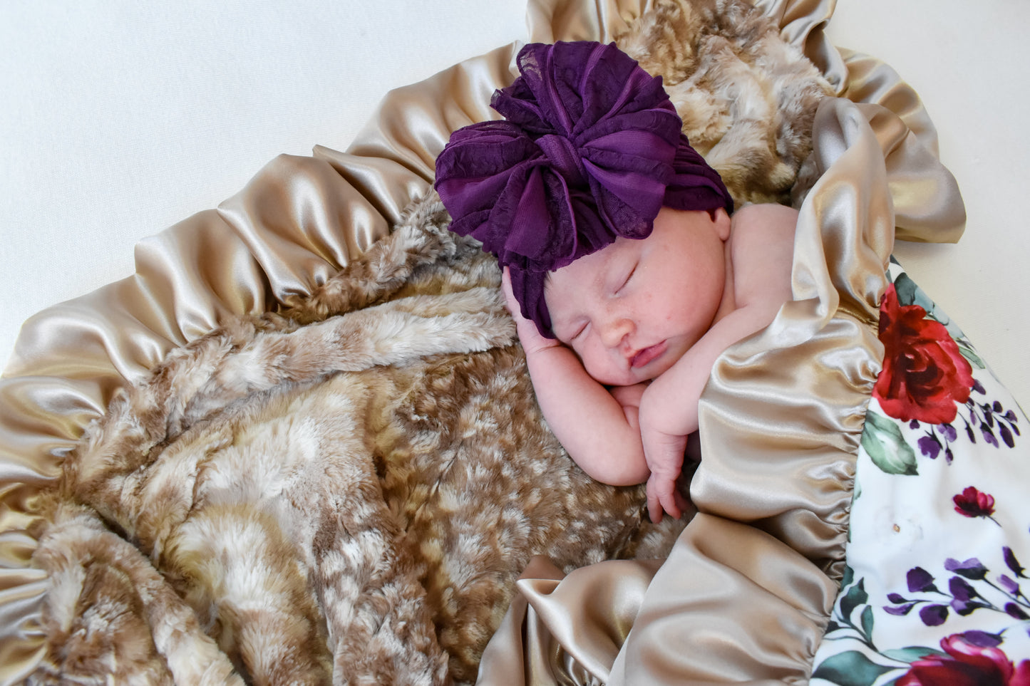 Ruffled Headband | Plum