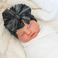 Ruffled Headband | Dark Grey