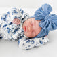 Ruffled Headband | Denim