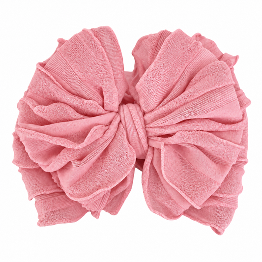 Paris Pink | Signature Ruffled Baby Headband