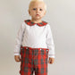Boy Monogram Plaid Set- PRE ORDER Mid-Late November