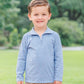 Evan Pullover- Dusty Blue Stripe