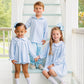Evan Pullover- Light Blue Windowpane