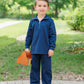 Evan Pullover Set- Navy