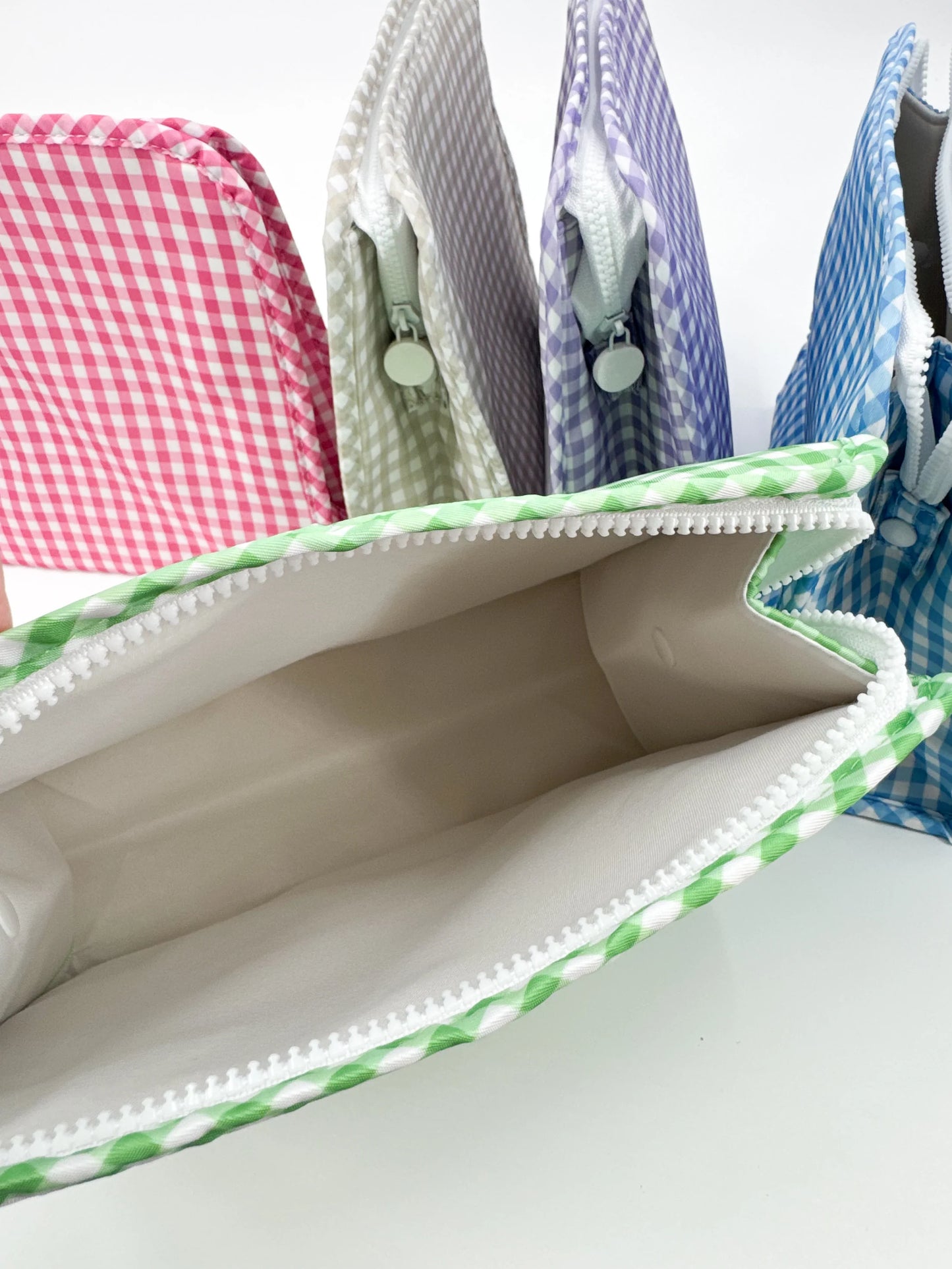 On The Go Gingham Pouch