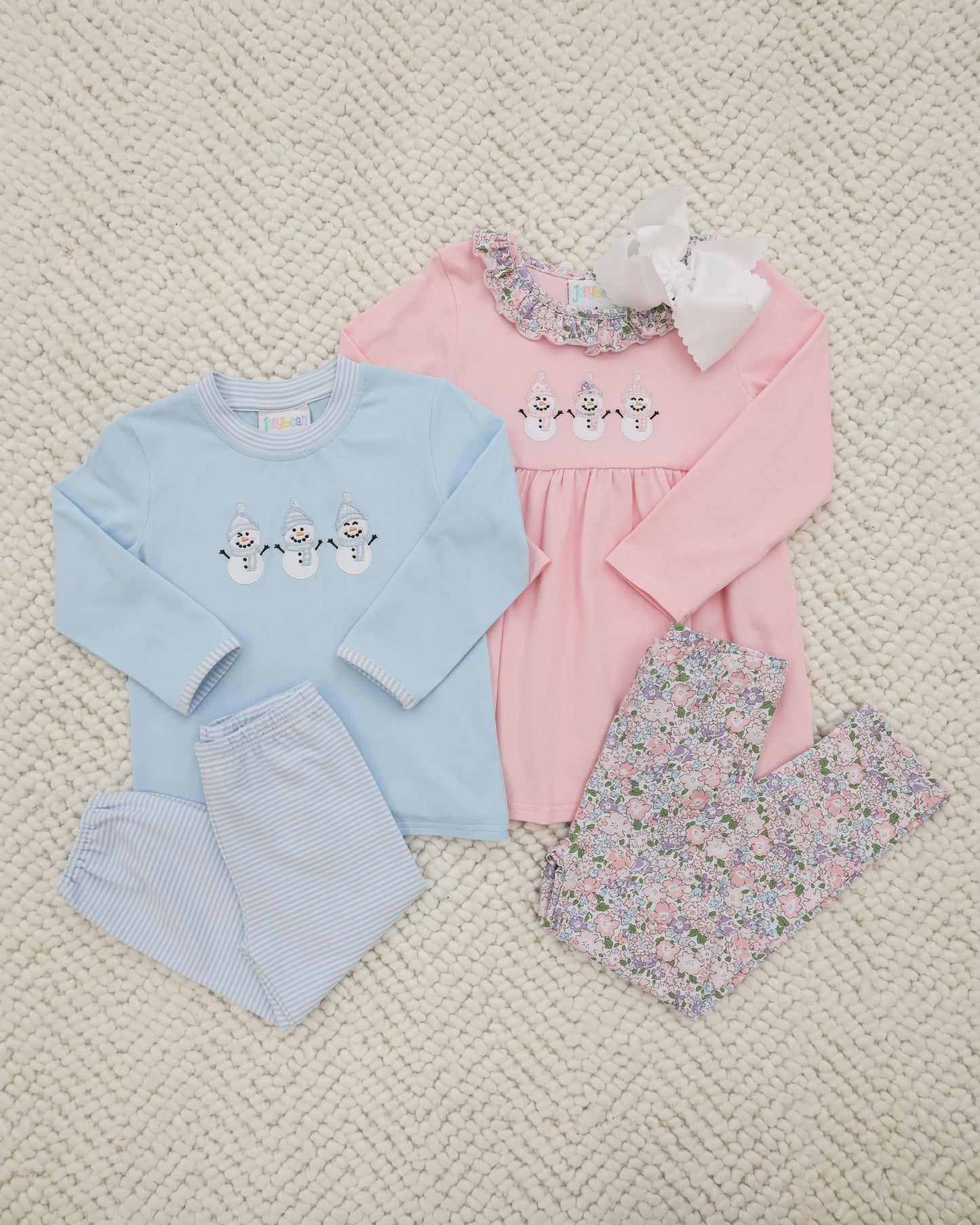 Frosty Friends Ruffle Pants Set