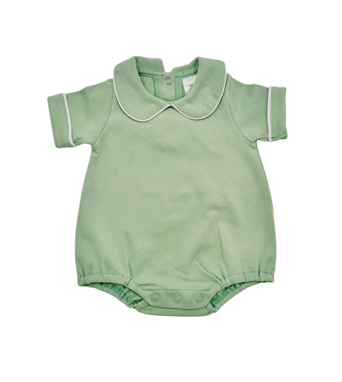 Boys Easter Short Sleeve Peter Pan Collar Bubble