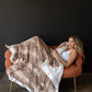 Adult Luxe | Fawn Ivory Blanket