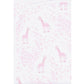 Pink Giraffe Print Blanket