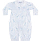 Blue Giraffe Print Converter Gown