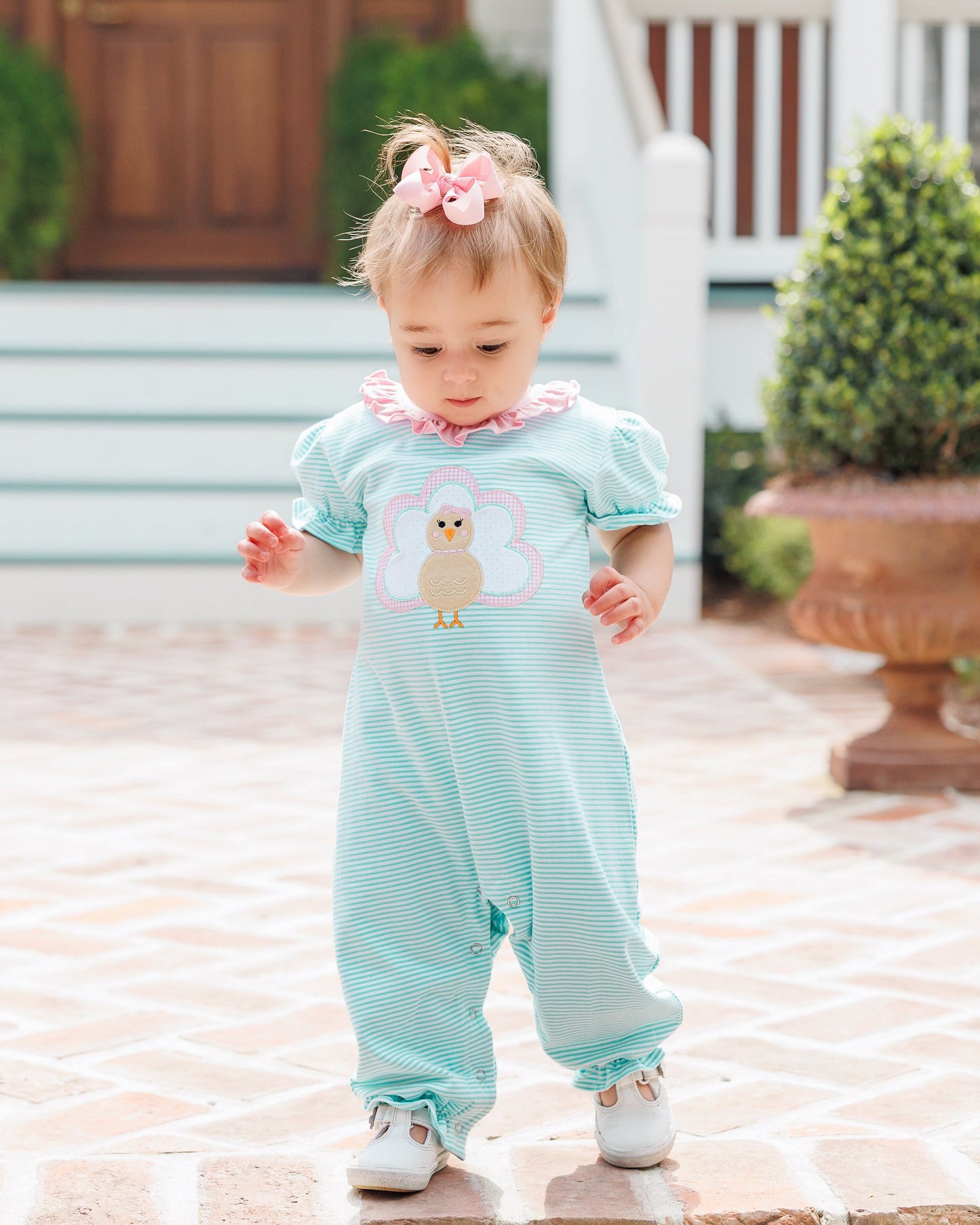 Give Thanks Ruffle Romper