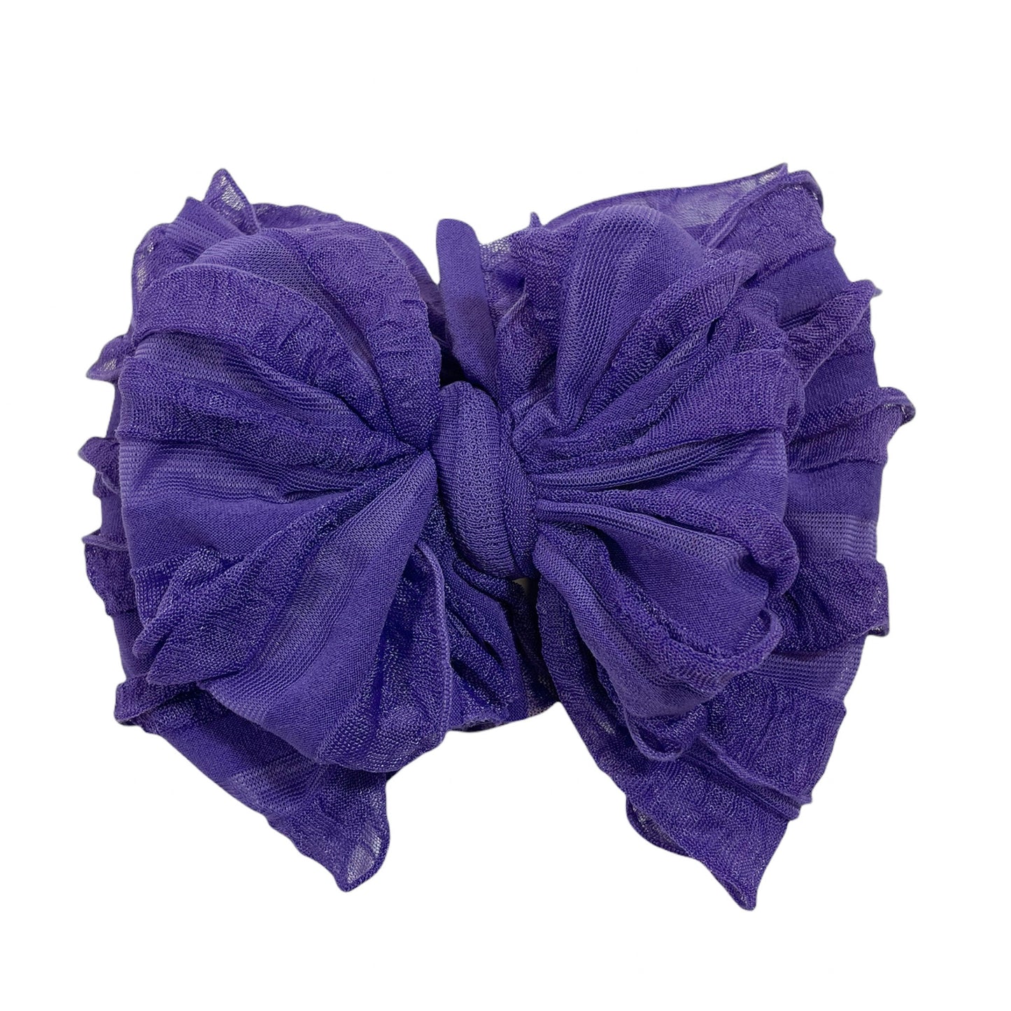 Ruffled Headband | Grape