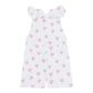 Pink Heart Print Romper