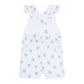Blue Heart Print Romper