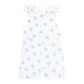 Blue Heart Print Romper