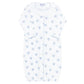 Blue Heart Print Converter Gown
