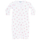 Pink Heart Print Converter Gown