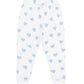 Blue Heart Print Unisex Pajama