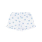 Blue Heart Print Shorts