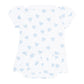 Blue Heart Print Onesie Dress