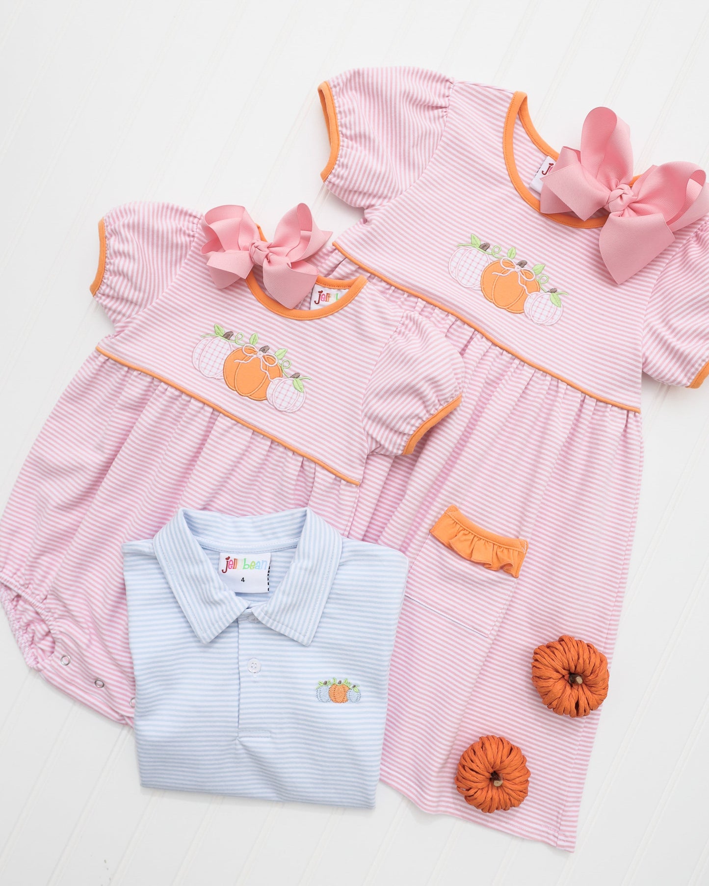 Harvest Trio Ruffle Pocket Dress