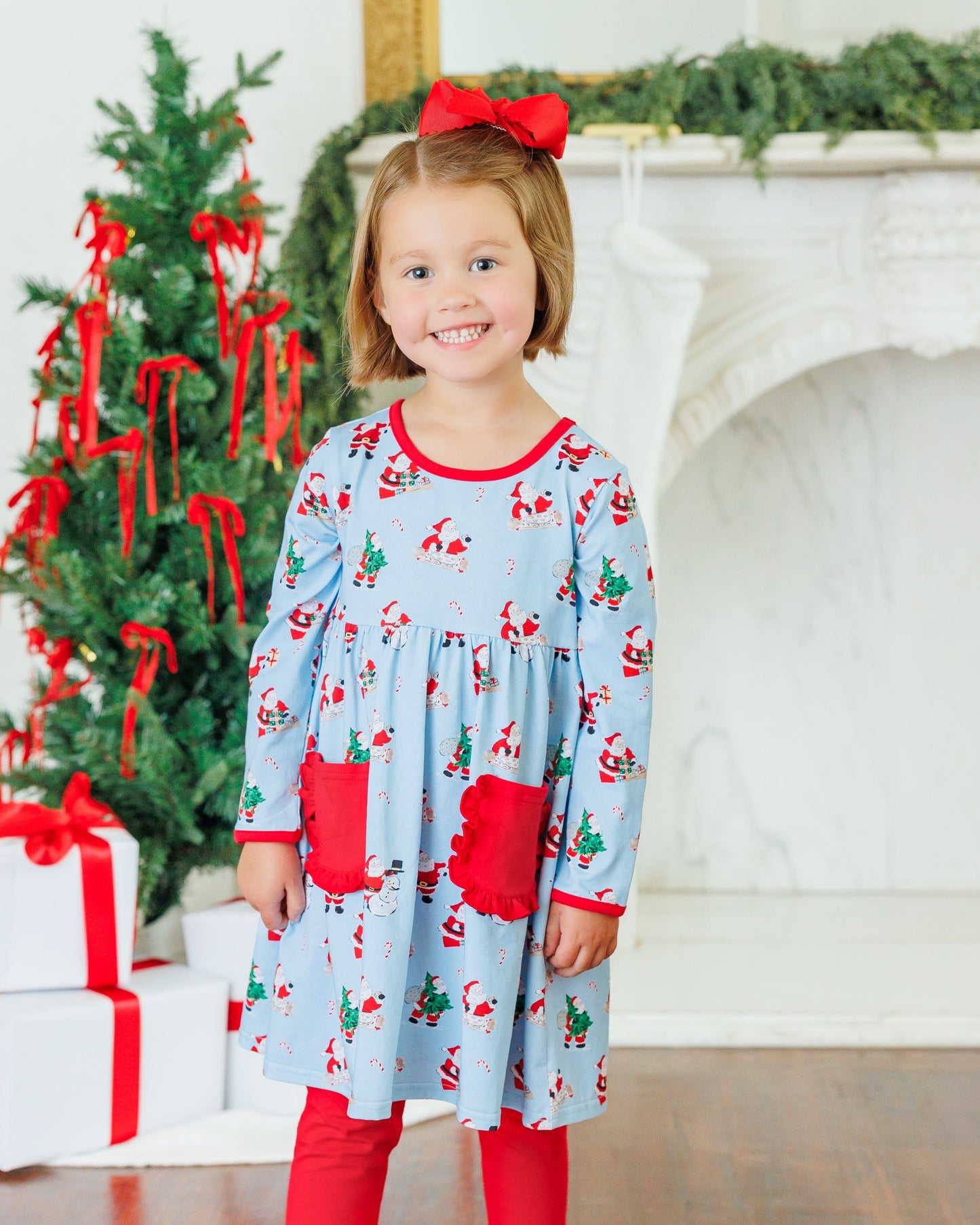 Here Comes Santa Claus Reese Pants Set