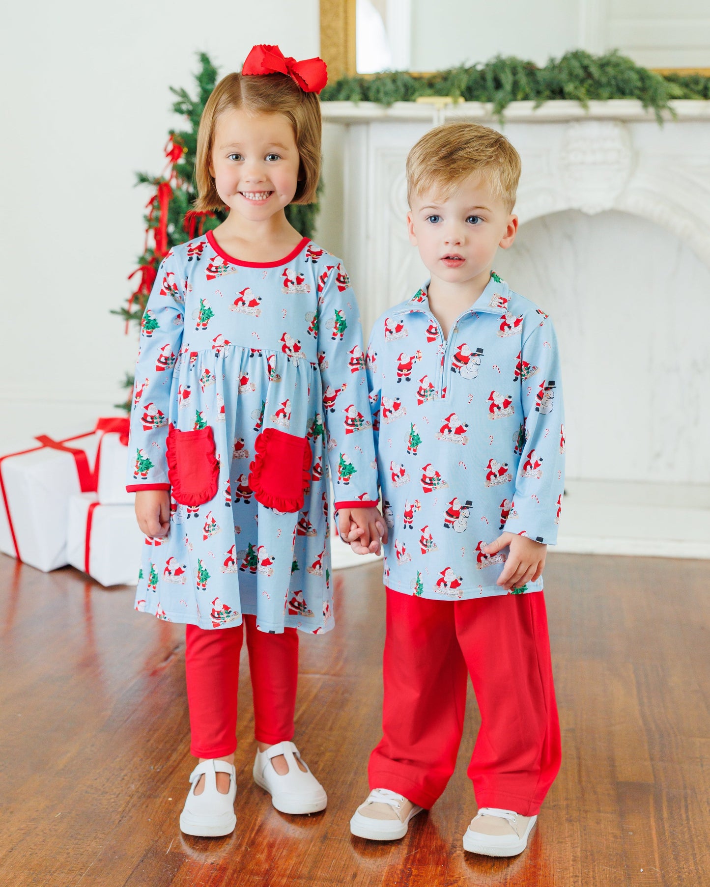 Here Comes Santa Claus Reese Pants Set