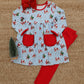 Here Comes Santa Claus Reese Pants Set