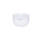 Picot Trim Bib & Burp Cloth Set