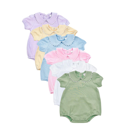Girls Back to School Peter Pan Collar Bubble