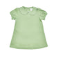 Girls Back to School Short Sleeve Peter Pan Collar Dress