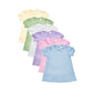 Girls Back to School Short Sleeve Peter Pan Collar Dress