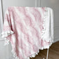 Adult Luxe Ruffle | Sweet Pink Fawn Blanket