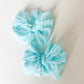 Ruffle Clip | Aqua