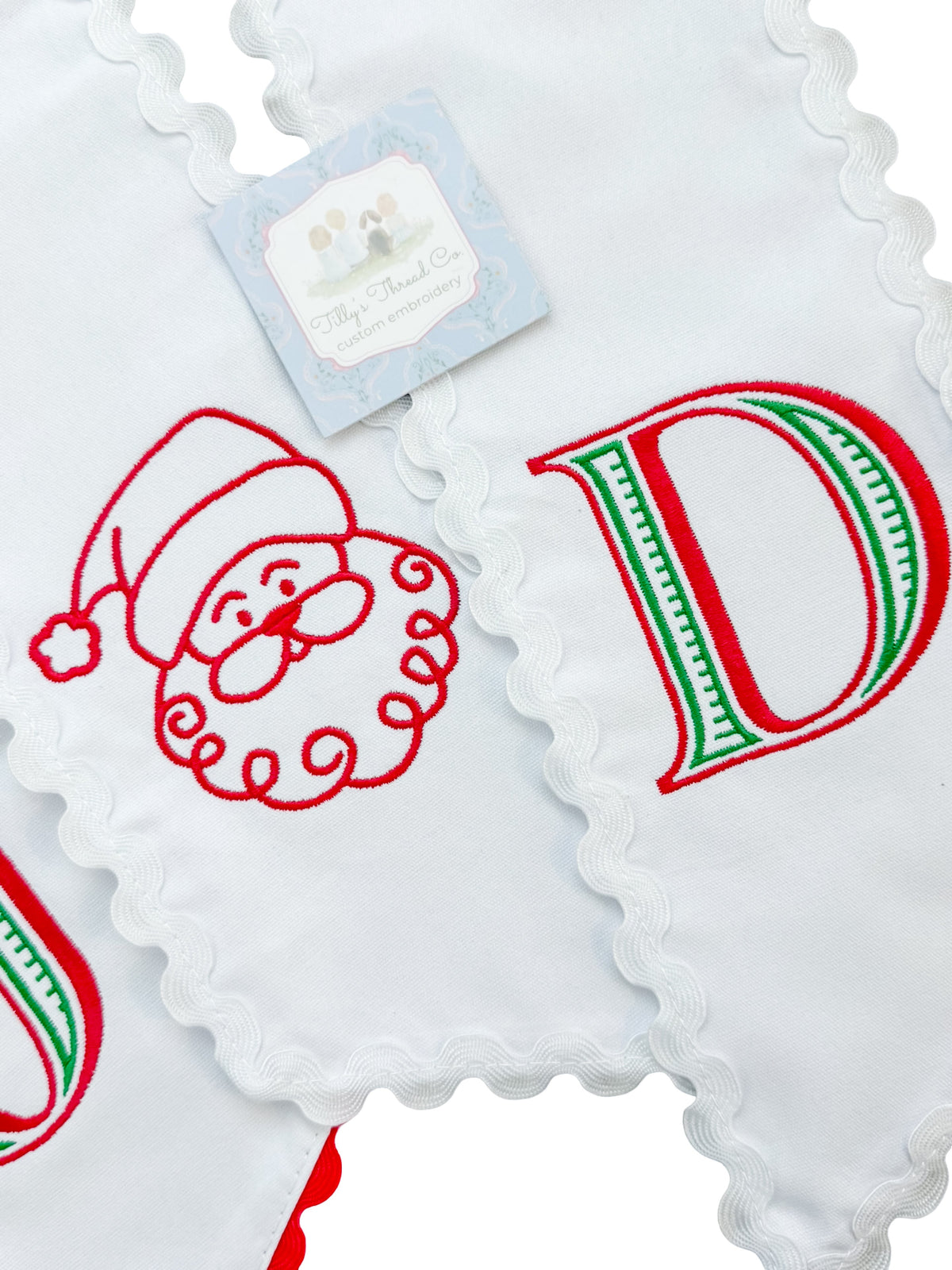 Christmas Wreath Sashes