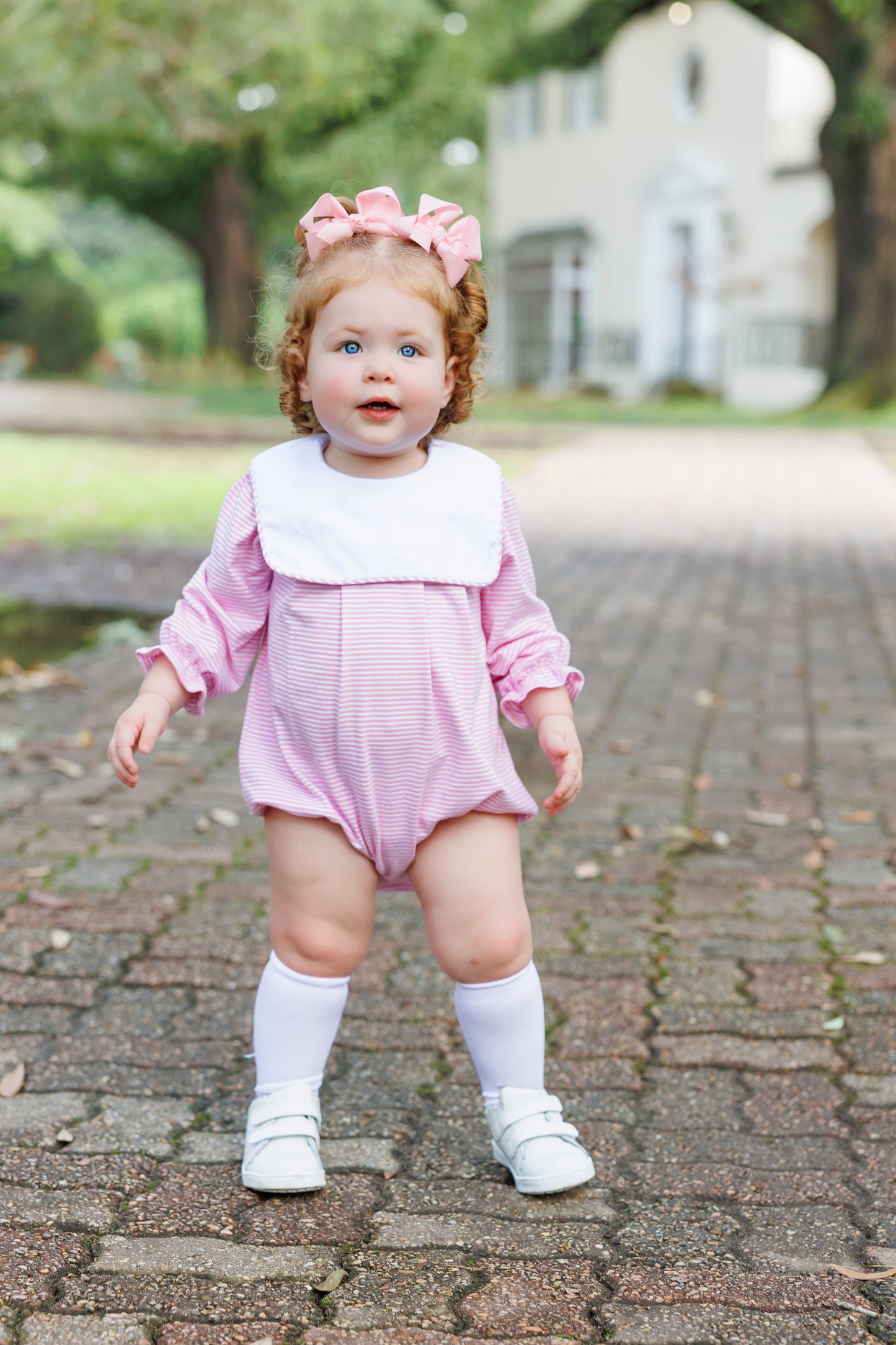 Jane Bubble- Light Pink Stripe