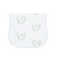 Blue Lamb Print Burp Cloth