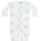 Yellow Lamb Print Converter Gown