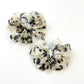 Ruffle Clip | Leopard White