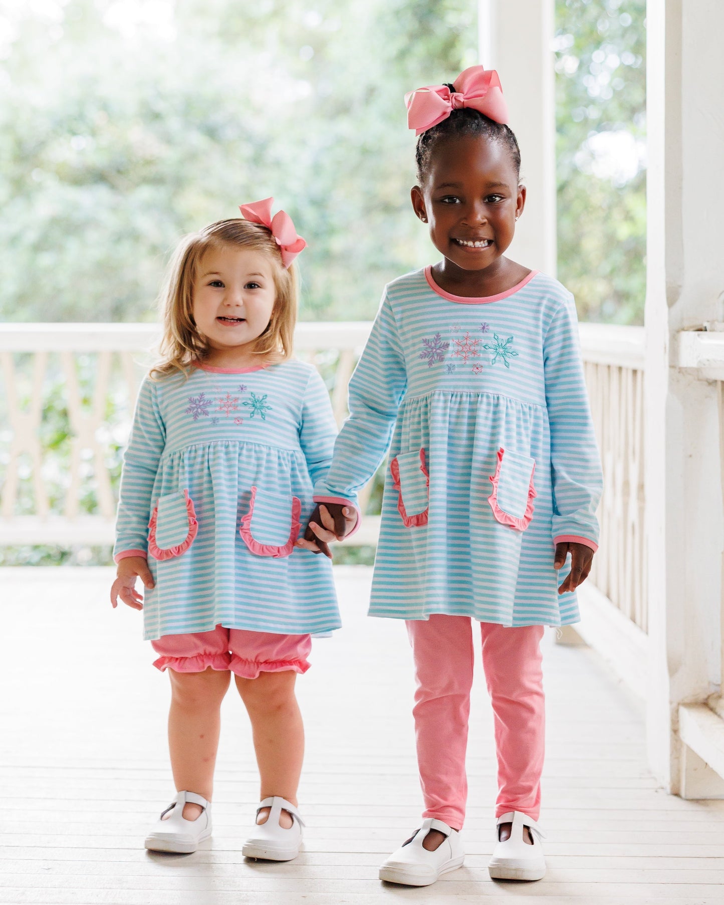 Let It Snow Ruffle Pants Set